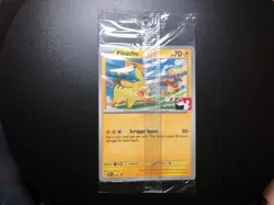 Pikachu Prize Pack Promo - Pokemon Card (SVP-EN 101) Pokemon Card SEALED 2023 - Image 1