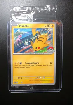 Pikachu World Championships Promo - Pokemon Card (SVP EN 190) Worlds SEALED 2024 - Image 2