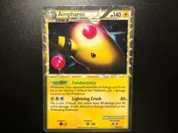 Ampharos Prime [MP] - Pokemon Card Game (#105/123 Heartgold & Soulsilver) Holo - Image 1