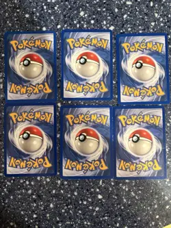 Pokemon Six Card Vintage Lot! Psyduck Ivysaur Charmeleon Arbok Ursaring Houndour - Image 2