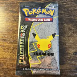 Pokemon TCG Celebrations Booster Pack: 4 Cards Pack NEW SEALED - Image 1