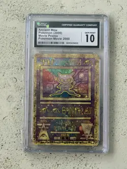 CGC 10 Ancient Mew 2000 Pokemon Movie Promo Holo Graded Pokemon Card - Image 1