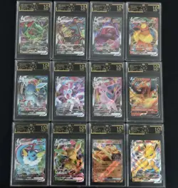 12 Lot OCD 10 Pokemon Chinese Card RRR RR Charizard Gengar Umbreon Rayquaza SQ#2 - Image 1