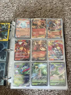 Pokemon Cards Binder 113 Ultra Rare Cards Most In Near Or Mint Condition - Image 3
