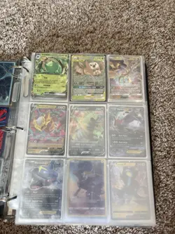 Pokemon Cards Binder 113 Ultra Rare Cards Most In Near Or Mint Condition - Image 5