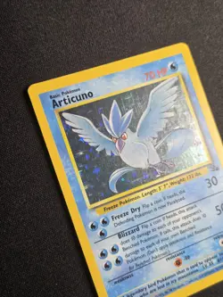 Articuno 2/62 Fossil Holo Rare MP-LP Vintage Pokemon Card 1999 - Image 4