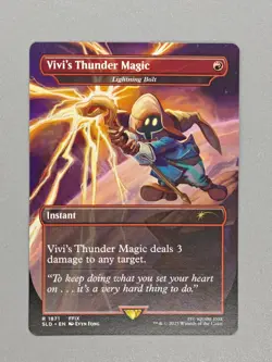 MTG x FINAL FANTASY SECRET LAIR - VIVI'S THUNDER MAGIC #1871 NON-FOIL - Image 1