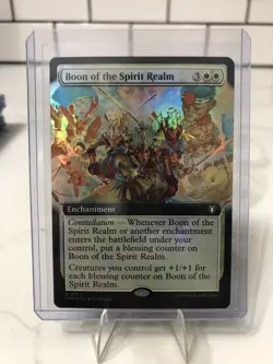 Boon of the Spirit Realm (Extended Art) Commander Masters ✨ FOIL MTG 🔥 NM! - Image 1