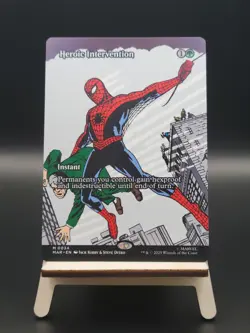Heroic Intervention (Borderless) #34 Marvel Universe Eternal-Legal - Spider-Man - Image 1