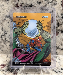 MTG Spider-Man MARVEL UNIVERSE M Traumatize #0015 (Non-Foil) - Image 1