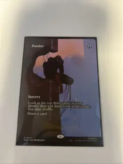 Ponder 0013 Borderless MTG Spider-Man Non-Foil - NM/M - - Image 1