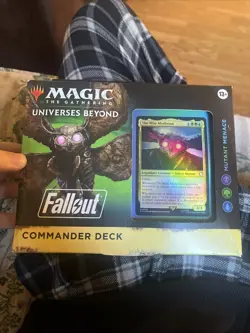 Magic the Gathering Universes Beyond: Fallout Commander Deck Mutant Menace NEW - Image 1