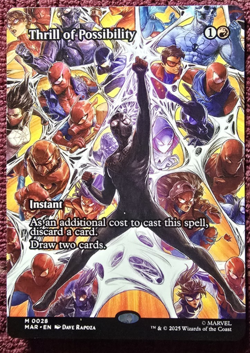 Magic the Gathering - Thrill of Possibility (Borderless) (MAR) #0028 Spiderman - Image 1