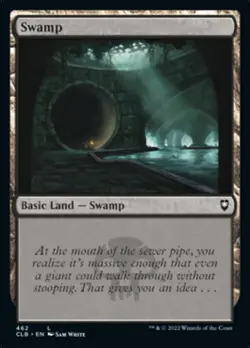 Swamp (462) [Commander Legends: Battle for Baldur's Gate] Magic MTG - Image 1
