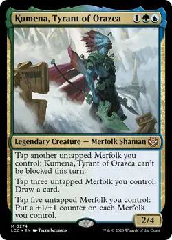 Kumena, Tyrant of Orazca [The Lost Caverns of Ixalan Commander] Magic MTG - Image 1