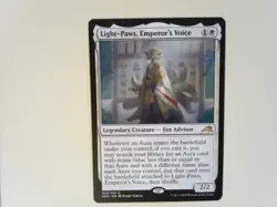 Light-Paws, Emperor's Voice - Neon Dynasty - Magic the Gathering Mtg white - Image 1