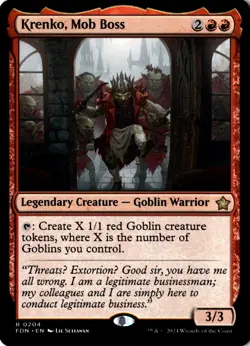 NM - Krenko, Mob Boss R Foundations 204 - Image 1