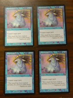 MTG Mercadian Masques Counterspell x4 Lightly Played Condition - Image 1