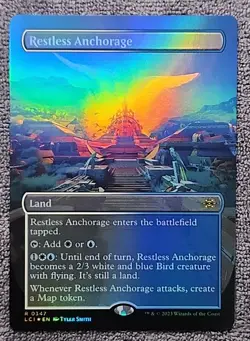 Restless Anchorage (Borderless) [The Lost Caverns of Ixalan] MTG Near Mint Foil - Image 1