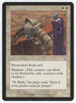 MTG Timeshifted Time Spiral Soltari Priest #14/121 Special Rare - Image 1