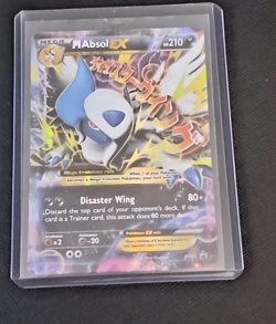 M Absol EX XY63 XY Black Star Promo Holo Rare Pokemon TCG Light Played - Image 2