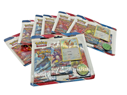 Lot of (10) Pokemon TCG: Sword & Shield Battle Styles 3 Pack Blister Sealed - Image 1