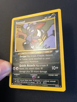 Pokemon TCG Sneasel 24/64 Neo Revelation 1ST EDITION Rare WOTC Vintage - Image 5