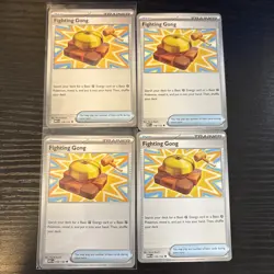 4X Mega Evolution English: Fighting Gong - #116/132 NM PLAYSET - Image 1