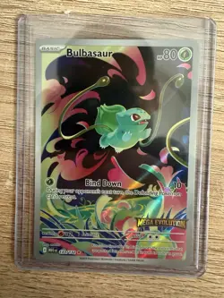 Bulbasaur Mega Evolution 133/132 Black Star Promo Stamped Pokemon TCG - Image 1
