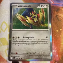 Zamazenta Holo Rare Pokemon TCG S&V Destined Rivals 146/182 NM - Image 1