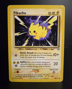 Pokemon TCG - PIKACHU - 70/111 - UNLIMITED - NEO GENESIS (2000) - WOTC - LP/NM - Image 1