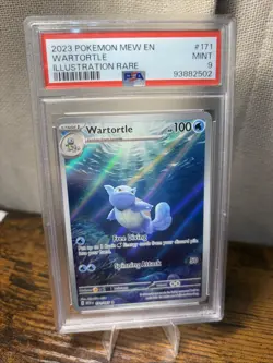 Wartortle 171/165 Sv: Scarlet & Violet 151 Holo PSA 9 Pokemon - Image 1