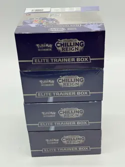 Lot of (4) Pokemon TCG Chilling Reign Elite Trainer Boxes SEALED - Image 5