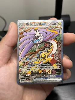 Pokemon TCG Raging Bolt EX 166/131 Sir Prismatic Evolutions NM/M Condition - Image 1