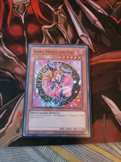 YUGIOH DARK MAGICIAN GIRL LED6-EN000 COMMON 1ST EDITION NM - Image 1