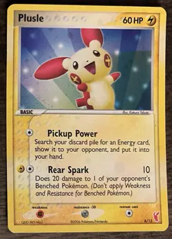 Pokemon Card | 2006 EX Trainer Kit 2: Plusle & Minun | # 6/12 Plusle HOLO - Image 1