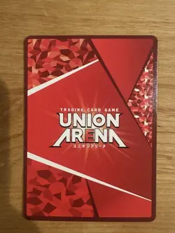 Union Arena Hanazono Habari Signed Parallel SR Star 2 Trading Card Played - Image 2