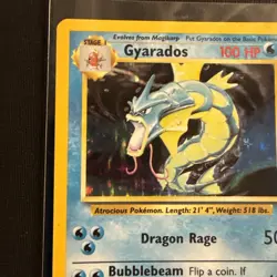 1999 Pokemon TCG Gyarados Holo Rare Card Base Set 6/102 Vintage WOTC MP - Image 2