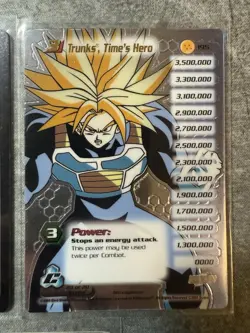 Trunks 1-4 & HT Cell Saga DBZ Cell Saga Personality Card Set NM - Image 1