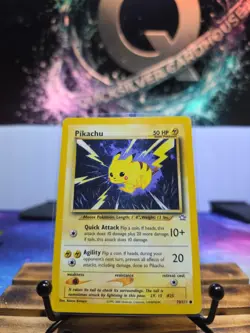 Pokemon TCG Neo Genesis Pikachu Card 70/111 Regular Rare - Image 1