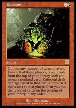Kaboom! - Light Play MTG Onslaught - Image 1