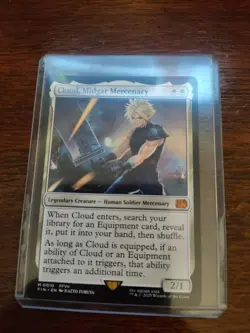 Cloud, Midgard Mercenary M 0010 Regular Final Fantasy Magic the Gathering MTG NM - Image 1