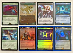 MTG Final Fantasy lot, Tifa, Jumbo Cactaur Showcase, Sephiroth Emblem, Foils - Image 1
