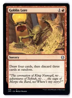 Goblin Lore NM* Jumpstart ENGLISH 328 mtg -UnltdCards - Image 1