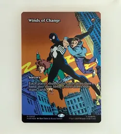 MTG: Winds of Change (Borderless) Marvel Universe Eternal-Legal Foil NM - Image 1