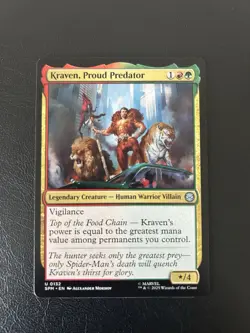 Kraven Proud Predator - MTG: Marvel's Spider-Man Regular Uncommon 132 - Image 1