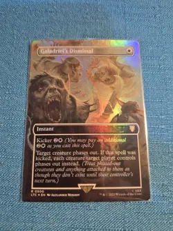 MTG LOTR Galadriels Dismissal 💥FOIL EXTENDED ART💥 #500 Lord of the Rings Magic - Image 1