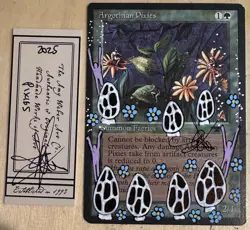MTG Argothian Pixies Alter Altered Sketch Art Amy WEBER Magic - Image 1