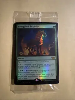 MTG Smuggler’s Surprise PRE OTJ 0180 R NM Sealed Prerelease FOIL - Image 2