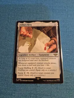 MTG LOTR Bilbos Ring #298 Lord of the Rings Magic the Gathering Bilbo's - Image 1